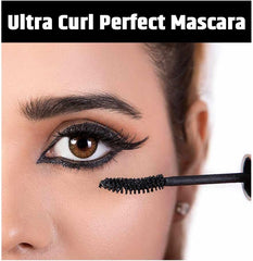 INSIGHT Cosmetics Ultra Curl Perfect Mascara Curls Lashes, Highly Pigmented Colour, Long-Lasting, Waterproof(Mas21) 12 ml (Pack Of 1) Black