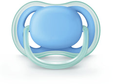 AVENT Philips Ultra Air Pacifier 6-18 Months, Blue/Green, 4 Pack, SCF244/42
