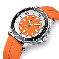 CURREN Original Fashion Men Watches Luxury Sports Silicone Strap Waterproof Quartz Wristwatch with Luminous Hands 8448