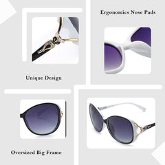 FIMILU Sunglasses for Women Trendy Polarized Sunglasses Oversized Big Sun Glasses Ladies Shades UV Protection
