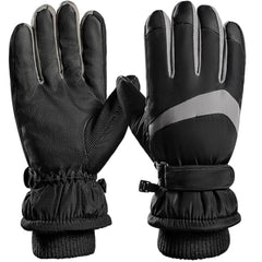 CLENEA Ski Gloves Men, Winter Gloves Warm for Men & Women, Waterproof Gloves Touchscreen, Snow Gloves Women