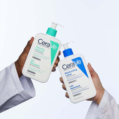 CeraVe Moisturizing Lotion | 24H Body and Face Moisturizer for Normal to Dry Skin with Hyaluronic Acid and Ceramides | Non-comedogenic, oil-free, Fragrance Free | 8Oz, 236 ML
