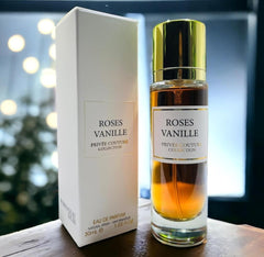 ROSE MUSK + ROSES VANILLE - Eau De Parfum | Long Lasting - Privee Counture Collection | ARD AL ZAFARAN | Mini Travel size 30 ML perfume - High Concentration (PACK OF 2 ROSE MUSK + ROSES VANILLE)