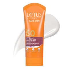 Lotus Herbals Safe Sun Uv Screen Matte Gel SPF 50- (50g)