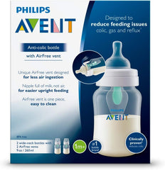 Philips Avent Anti-colic Baby Bottle with AirFree Vent, SCF403/24