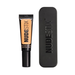 Nudestix Tinted Cover Liquid Foundation, Buildable Coverage for Even Skin Tone, Flawless Natural Lightweight Makeup Finish, 0.84 fl oz (25 ml) (Nude 4)