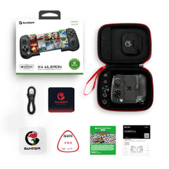 GameSir X4 Aileron Bluetooth Mobile Gaming Controller for Android with Hall Effect Joysticks - Play Soul Knight, Diablo Immortal, Minecraft, Fortnite, Dead Trigger 2, Asphalt 9: Legends & More
