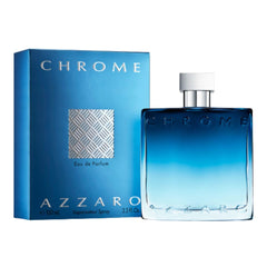 Azzaro Chrome Eau de Parfum — Mens Cologne — Fougere, Aromatic & Woody Fragrance, 3.4 Fl Oz