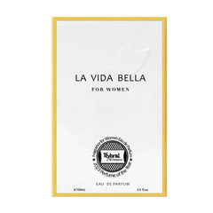 Hybrid & Company La Vida Bella Fragrance for Women Eau De Parfum Natural Spray Elegant Scent, 3.4 Fl Oz