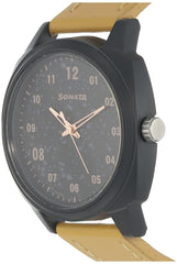 Sonata Volt+ Analog Black Dial Men's Watch NM77086PL01 / NL77086PL01/NP77086PL01W