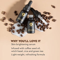 SUGAR Cosmetics Coffee Culture Brightening Serum with Coffee Extracts | Lightens Spots and Blemishes | Hydrates Skin & Light-weight Formulation
