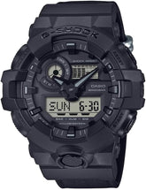 Casio G-Shock Analog-Digital World Time Watch - Black / Silver