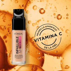 INFAILLIBLE FRESH WEAR 32H SPF25 vitamina c #160-lin rose 30