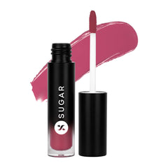 Sugar Cosmetics Mousse Lip Cream | 24+ Hour Wear | Creamy Mousse Lipstick | Waterproof & Smudge Proof | 5ml - 08 Spring Flower