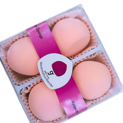 girlie stuffs Marshmallow Complexion Sponge – Pack of 4 – Ultra-Soft Makeup Sponges for Flawless Foundation Application, Blending, and Contouring – Versatile Beauty Blender Set