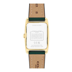 COACH WOMEN'S GREEN DIAL GREEN CALFSKIN STRAP WATCH - 14504354