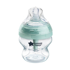 Tommee Tippee Flexy Silicone Baby Bottle, Anti-Colic, Natural Feel, Non-Collapsing Nipple, Non-Tip Stable Base, Easy to Clean,1-Piece,150ml.