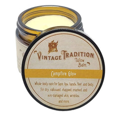 Vintage Tradition Beef Tallow All Purpose Balm – Healing, Hydrating Warm Ginger Skin Care Salve Replaces Body Lotion, Hand Cream, More – Essential Oil, Olive Oil, and Grass-Fed Tallow by, 2 fl. oz.