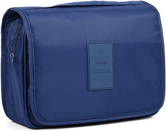 Rubik Travel Hanging Toiletry Cosmetic Bag, Portable Makeup Pouch Kit Organizer for Men & Women, Spacious & Compact, Water Resistant, Navy Blue
