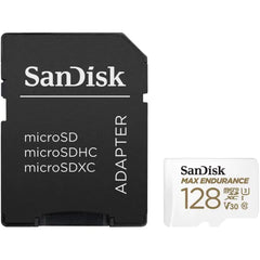 SanDisk 128GB MAX Endurance microSDXC UHS-I Memory Card with Adapter - Up to 100MB/s (SDSQQVR-128G-GN6IA)