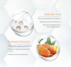 VLCC Serum AM+PM Combo Face Wash | Salicylic Acid Helps Reduce Acne | Hyaluronic Acid Hydrates Skin Barrier | Morning + Night Facial Cleanser | 5.07 Fl Oz/150 ml Each (2 Piece Set)