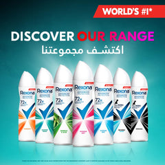 Rexona Women Antiperspirant Deodorant Spray, 72 hour sweat & odor protection*, HI-Impact Workout, with MotionSense technology, 150ml