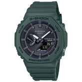 Casio G-Shock Analog-Digital World Time Watch - Green / Black