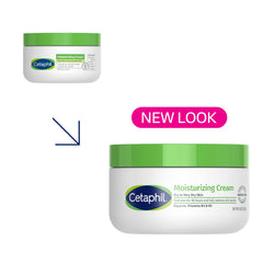 Cetaphil Moisturizing Cream, Face & Body Moisturizer for Men & Women, Normal to Dry Sensitive Skin, Unscented - 250g