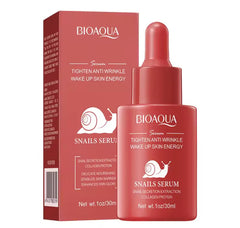 BIOAQUA Vitamin C Retinol Hyaluronic Acid Serum, Moisturising Face Essence for Brightening and Firming, 30ml (Red)
