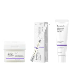 Genabelle Melacare Intensive Full Set - Melacare Intensive Cream (1.69 fl oz) & Spicule Toning Shot Ampoule (0.03 fl oz* 3ea) & Jelly Touch Dual Pad (4.05 fl oz)