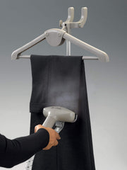 Kenwood Garment Steamer 1500W with 2L Water Tank Capacity, Rotary Wheels, Folding Rack, Trouser Press, Glove GSP65.000WH White