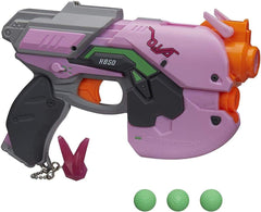 Nerf Overwatch D.Va Rival Blaster with 3 Overwatch Rival Rounds, E3122, Orange Shortcake