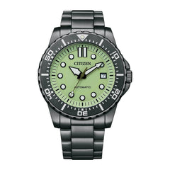 Citizen Men's Mechanical Automatic Green Dial Watch NJ0177-84X