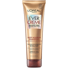 L’Oréal Paris EverCreme Sulfate Free Deep Nourish Shampoo, 8.5 Ounce (Pack of 2)