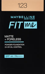 Maybelline New York, Fit Me foundation in a powder 123 Soft Nude