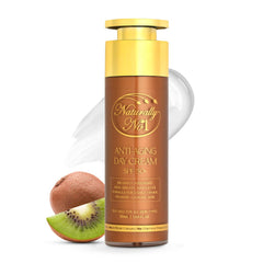Naturally No. 1 Anti-Aging Day Cream SPF 50+ - Firming and Hydrating Formula with Collagen, Hyaluronic Acid, and Natural Ingredients for Younger-Looking Skin - 50ml/1.69 fl. oz.