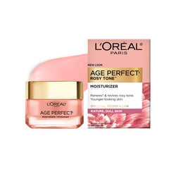 L’Oreal Paris Skincare Age Perfect Rosy Tone Face Moisturizer for Visibly Younger Looking Skin, Anti-Aging Day Cream, 1.7 oz, Packaging May Vary