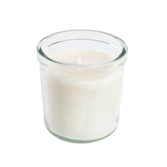Ikea JAMLIK Cream Scented Candles in Glass Jars, Vanilla & Warm Milk, 40 Hours Each - Set of 2
