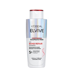 L'Oreal Elvive Bond Repair Shampoo by Paris, for Damaged Hair, for Deep Repair, Bonding Hair Care, 200ml