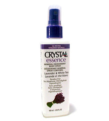 Crystal Essence Deodorant Spray 4oz Lavender & White Tea (6 Pack)