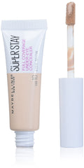 Maybelline New York Super Stay Super Stay Full Coverage, Brightening, Long Lasting, Under-eye Concealer Liquid Makeup For Up To 24H Wear, With Paddle Applicator, Fair, 0.23 fl. oz.