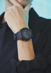 G-Shock Casio Unisex-Adult Quartz Watch, Analog-Digital Display and Plastic Strap GA-2100-1AER
