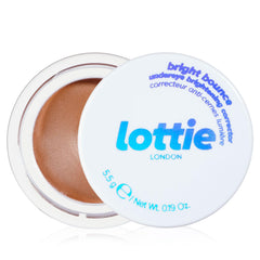 lottie LONDON Bright Bounce - Deep - Undereye Corrector, Visibly Brighten & Reduce Appearance of Dark Circles