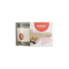 Bolsius True Scents Vanilla Candle in Glass Scented Small