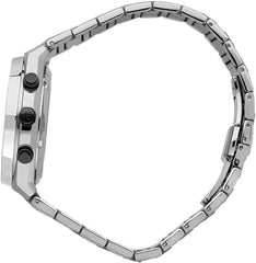 Maserati Men's Stile R8873642004 Silver Stainless-Steel Quartz Dress Watch, Silver, Quartz Movement