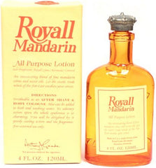 Royall Mandarin Orange For Men. Aftershave Lotion Cologne 4 Ounces.