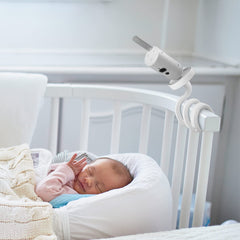 Koroao Flexible Twist Mount for Philips Avent Connected SCD973/37 /SCD923/26 /SCD921/26 Baby Monitor, No Tools or Wall Damage Required (White)