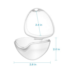 LODROC Pacifier Case Pacifier Holder Case Pacifier Clip Binky Holder Case Pacifier Box Pacifier Accessories 6 Pack Transparent