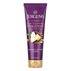 Jergens Shea + Cocoa Butter Body Lotion for Dry Skin, Deep Moisturizing with Vitamins E & B3, 8.5 oz
