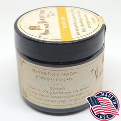 Vintage Tradition Beef Tallow All Purpose Balm – Healing, Hydrating Warm Ginger Skin Care Salve Replaces Body Lotion, Hand Cream, More – Essential Oil, Olive Oil, and Grass-Fed Tallow by, 2 fl. oz.